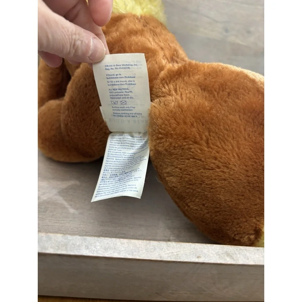 Build A Bear Pokemon Eevee Brown Yellow Stuffed Animal Plush Toy 16